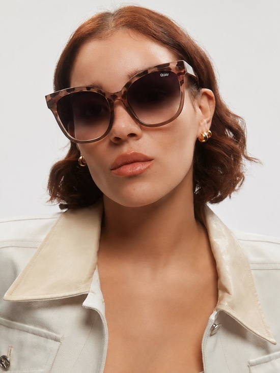 Quay Australia Accessories - QUAY • It’s My Way brown tortoise gradient cat eye sunglasses